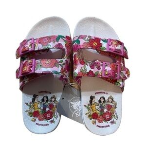 Disney Princess Sandals Shoes NEW Sz 13/1 Slides Belle Mulan Aurora Sleeping